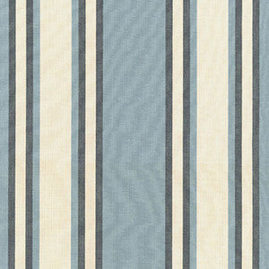 Seneca Cotton Stripe Chambray/ Indigo 62980 by Schumacher Designer Fabric