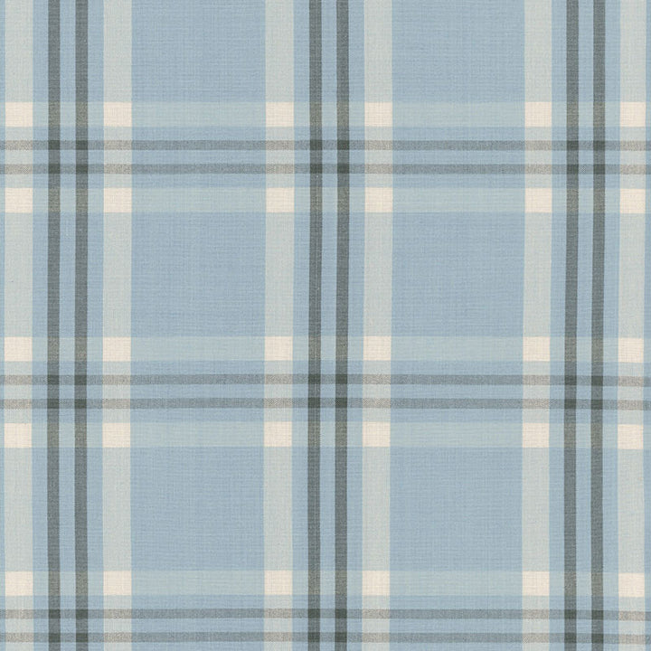 Wilton Cotton Plaid Chambray/Indigo 63015 by Schumacher Designer Fabric COUNTRY HOUSE COTTONS See Sample INDIA . </p><p>Repeat: Horizontal: 4 1/2" (11CM) and Vertical: 4 1/4" (11CM) 54" WIDE (137CM) - Swanky Fabrics -