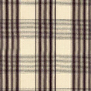 Avon Gingham Plaid Black/Ivory 63025 by Schumacher Designer Fabric