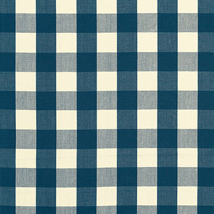 Camden Cotton Check Indigo 63039 by Schumacher Designer Fabric CHROMA SP14 COTTON 100% INDIA MARTINDALE 7,500 </p><p>Repeat: Horizontal: 3" (8CM) and Vertical: 3" (8CM) 54 - Swanky Fabrics -
