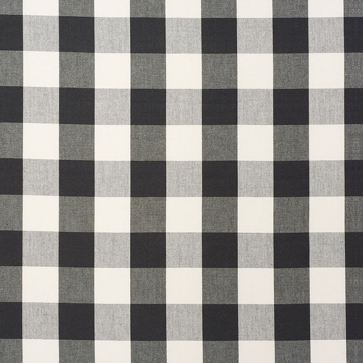 Camden Cotton Check Black 63044 by Schumacher Designer Fabric REVISIT OF POPULAR PATTERNS COTTON 100% INDIA MARTINDALE 7,500 </p><p>Repeat: Horizontal: 3" (8CM) and Vertical: 3" (8CM) 54 - Swanky Fabrics -
