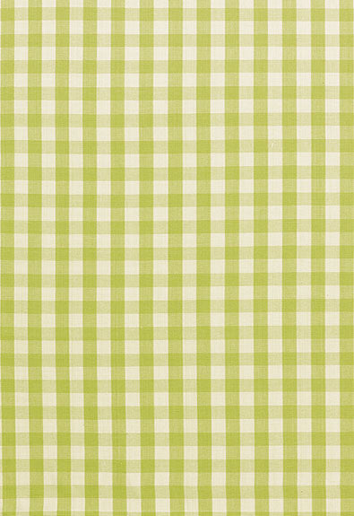 Elton Cotton Check Pear 63055 by Schumacher Designer Fabric COLLECTION-NAME-TBA-63050 100% Cotton Martindale 7,500 Horizontal: 1.25 and Vertical: 1.25 54 - Swanky Fabrics -