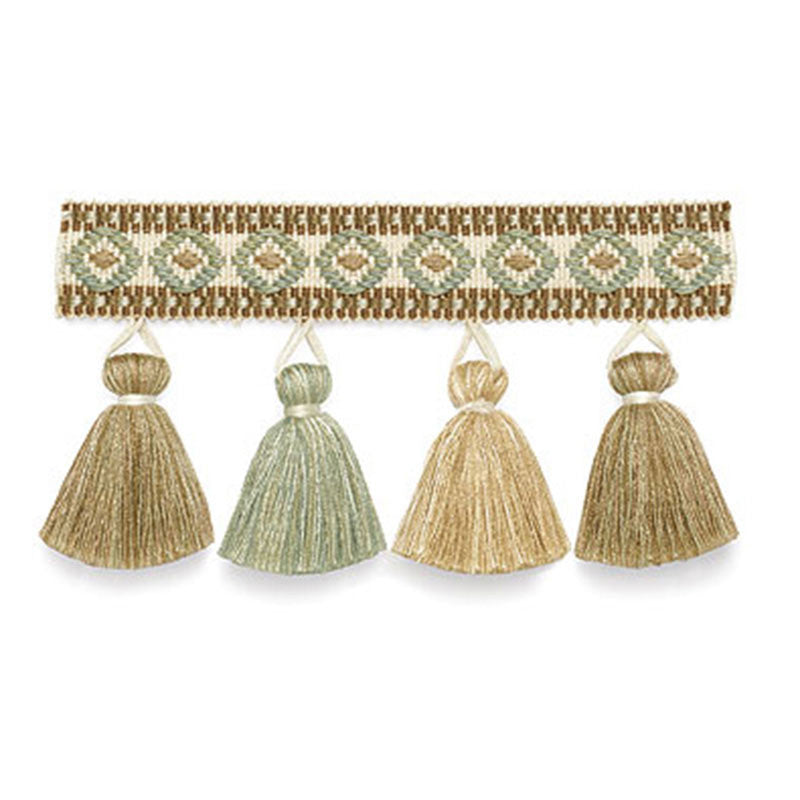 Pembury Tassel Fringe Mineral 63152 by Schumacher Fabric Schumacher Fabric Pembury Tassel Fringe Mineral 63152Fabric ACRYLIC 99% AUSTRALIA </p><p>Repeat: H: , V: 2.75 - Fabric Carolina -