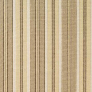 Hudson Stripe Flax 63431 by Schumacher Designer Fabric