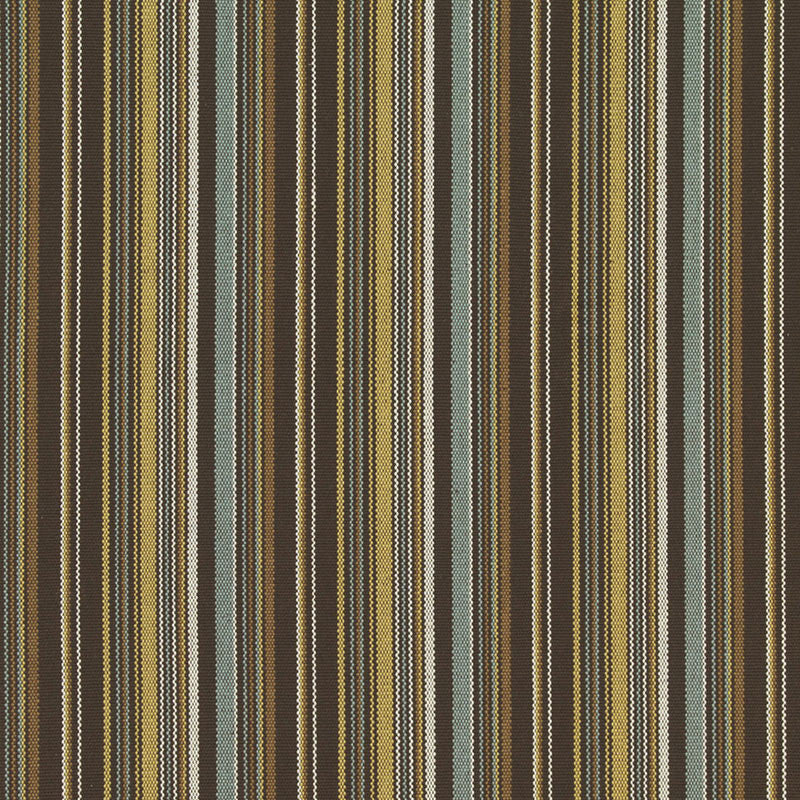 Malibu Stripe Chocolate 63454 by Schumacher Designer Fabric CHROMA See Sample INDIA MEDIUM DUTY </p><p>Repeat: Horizontal: 4" (10CM) and Vertical: - 54 1/2" WIDE (138CM) - Swanky Fabrics -