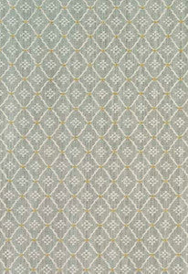 Clifton Cotton Strie Aqua 63524 by Schumacher Designer Fabric
