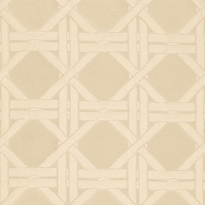Silk Fret Oyster 63562 by Schumacher Designer Fabric MODERN GLAMOUR See Sample ITALY LIGHT DUTY </p><p>Repeat: Horizontal: 4 1/2" (11CM) and Vertical: 4 1/2" (11CM) 53 3/8" WIDE (135CM) - Swanky Fabrics -