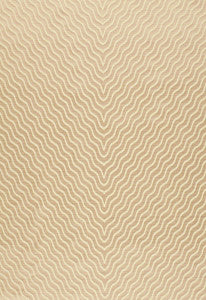 Ripple Effect Champagne 63571 by Schumacher Designer Fabric