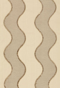 Wavelength Sandstone 63700 by Schumacher Designer Fabric