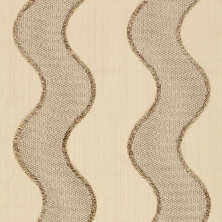 Wavelength Sandstone 63700 by Schumacher Fabric Schumacher Fabric Wavelength Sandstone 63700Fabric VISCOSE 64% ITALY </p><p>Repeat: H: HORZ. 9" (23CM) , V: 54.5 - Fabric Carolina -