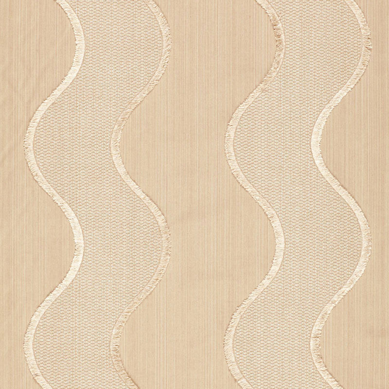Wavelength Pebble 63701 by Schumacher Designer Fabric MODERN GLAMOUR VISCOSE 64% COTTON 36% ITALY MARTINDALE 3,000 </p><p>Repeat: Horizontal: 9" (23CM) and Vertical: 54.5 - Swanky Fabrics -