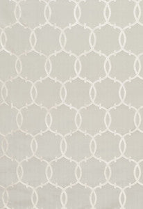 Silk Tracery Pearl 63711 by Schumacher Designer Fabric