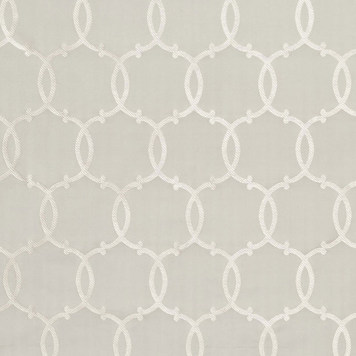 Silk Tracery Pearl 63711 by Schumacher Designer Fabric MODERN GLAMOUR SILK 100% INDIA WYZENBEEK 4,000 </p><p>Repeat: Horizontal: 4 5/8" (12CM) and Vertical: 8 1/8" (21CM) 54.875 - Swanky Fabrics -