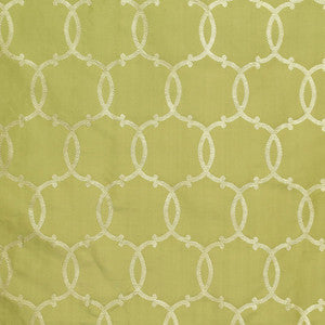 Silk Tracery Vert 63713 by Schumacher Designer Fabric