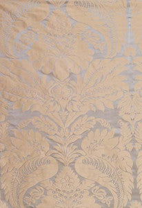 Bennet Silk Damask Mineral 63731 by Schumacher Designer Fabric