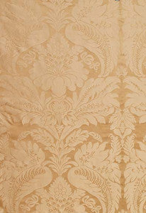 Bennet Silk Damask Travertine 63733 by Schumacher Designer Fabric
