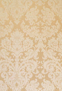 Hatfield Silk Damask Sesame 63740 by Schumacher Designer Fabric