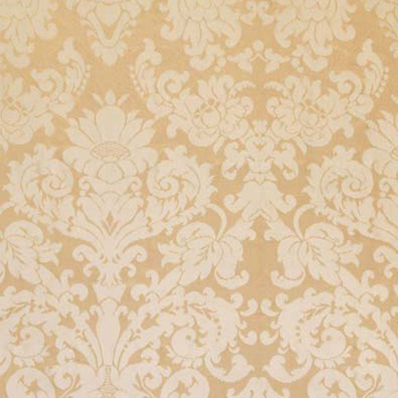 Hatfield Silk Damask Sesame 63740 by Schumacher Designer Fabric PEMBERLEY SILKS SILK 100% INDIA </p><p>Repeat: Horizontal: 26 1/2" (67CM) and Vertical: 39" (99CM) 53 - Swanky Fabrics -