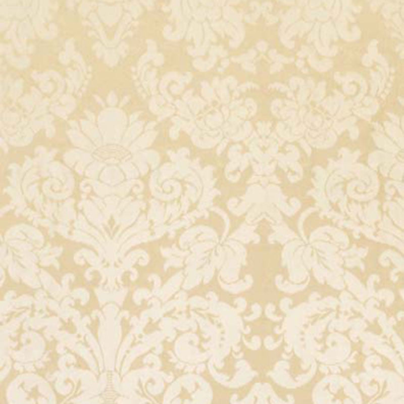 Hatfield Silk Damask Vellum 63743 by Schumacher Designer Fabric PEMBERLEY SILKS See Sample INDIA . </p><p>Repeat: Horizontal: 26 1/2" (67CM) and Vertical: 39" (99CM) 53" WIDE (135CM) - Swanky Fabrics -