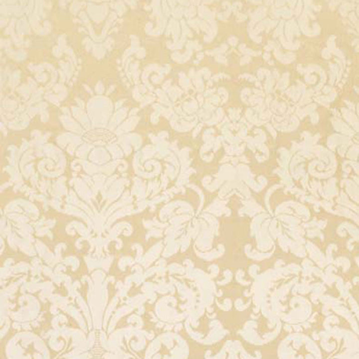 Hatfield Silk Damask Vellum 63743 by Schumacher Designer Fabric PEMBERLEY SILKS See Sample INDIA . </p><p>Repeat: Horizontal: 26 1/2" (67CM) and Vertical: 39" (99CM) 53" WIDE (135CM) - Swanky Fabrics -