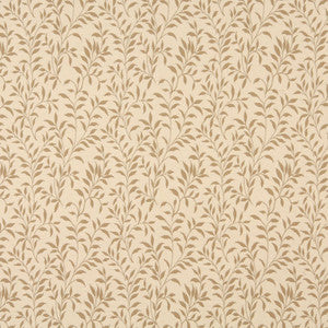 6411 Cream Leaf by Charlotte Designer Fabric
