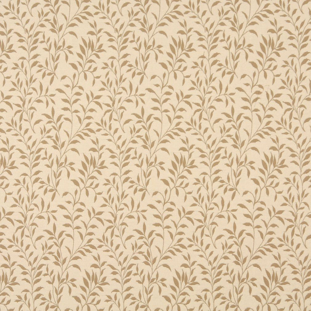 6411 Cream Leaf by Charlotte Designer Fabric Garden Collection 37% Cotton, 36% Rayon, 27% Polyester Asia Exceeds 70,000 Wyzenbeek Rubs (Heavy Duty) </p><p>Repeat: Horizontal: 7" x Vertical: 9" 54 Inches - Swanky Fabrics -