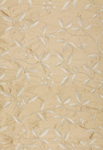 Adelaide Embroidery Blonde 64331 by Schumacher Designer Fabric