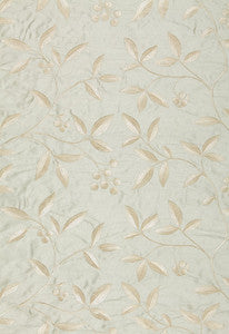 Adelaide Embroidery Ciel 64332 by Schumacher Designer Fabric