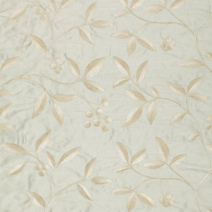 Adelaide Embroidery Ciel 64332 by Schumacher Designer Fabric CHROMA See Sample INDIA LIGHT DUTY </p><p>Repeat: Horizontal: 25 1/2" (65CM) and Vertical: 14 3/4" (37CM) 54" WIDE (137CM) - Swanky Fabrics -