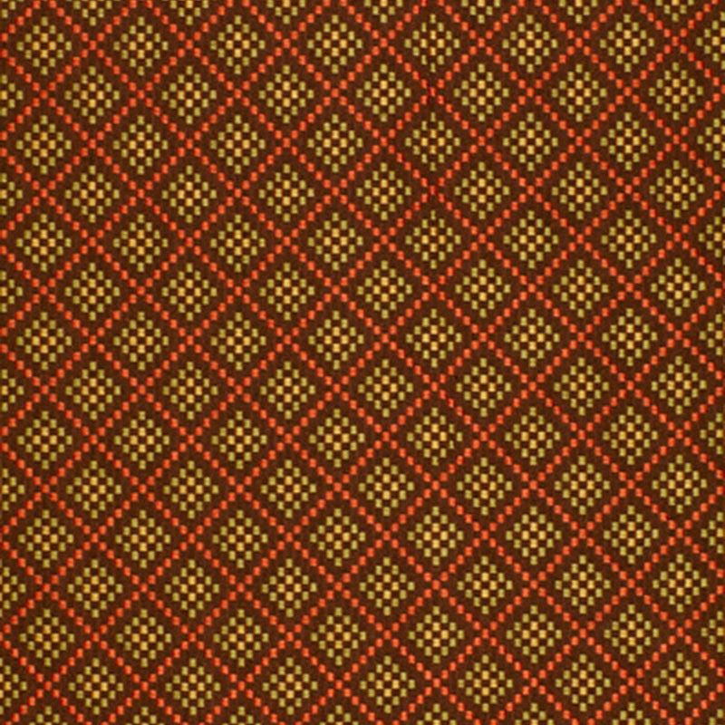 Checkers Chocolate / Poppy 64412 by Schumacher Fabric Schumacher Fabric Checkers Chocolate / Poppy 64412Fabric SILK 70% INDIA </p><p>Repeat: H: HORZ. 1 3/4" (4CM) , V: VERT. 3 1/4" (8CM) 54 - Fabric Carolina -