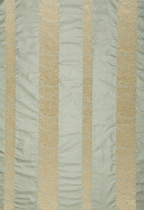 Mandarin Silk Stripe Ocean Mist 64432 by Schumacher Designer Fabric