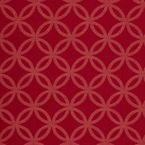 Circle Dance Raspberry 64485 by Schumacher Designer Fabric