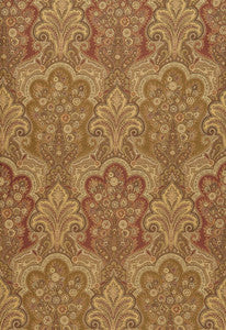 New Castle Paisley Tuscan 64591 by Schumacher Designer Fabric