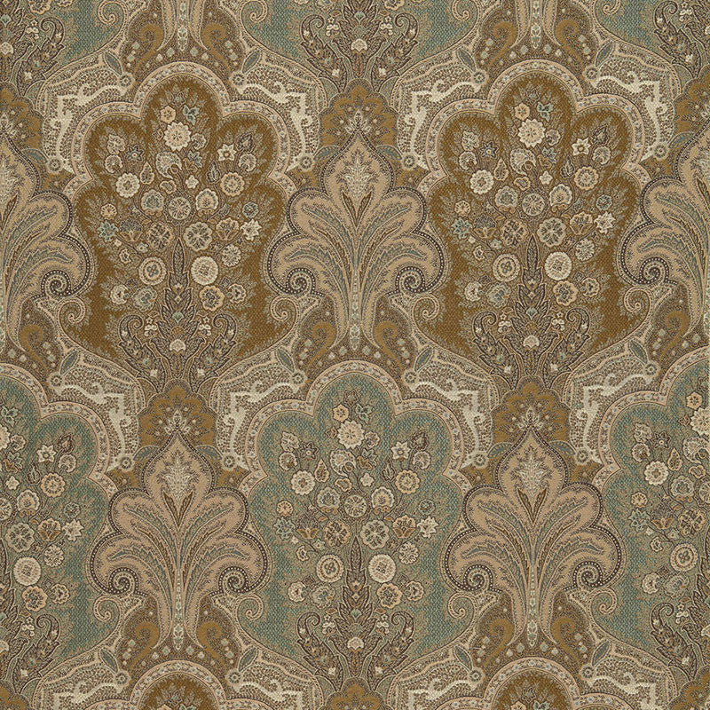 New Castle Paisley Venetian 64592 by Schumacher Fabric Schumacher Fabric New Castle Paisley Venetian 64592Fabric COTTON 56% ITALY </p><p>Repeat: H: HORZ. 13 1/2" (34CM) , V: VERT. 22 1/2" (57CM) 53 - Fabric Carolina -