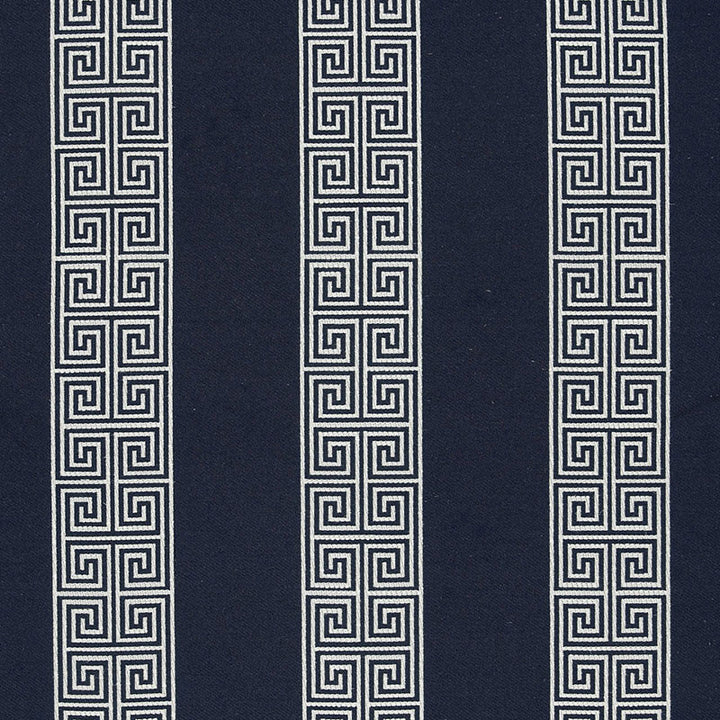 Maiandros Weave Indigo 64603 by Schumacher Designer Fabric CHROMA VISCOSE 50% LINEN FLAX 25% ITALY MARTINDALE 28,000 </p><p>Repeat: Horizontal: 6 7/8" (17CM) and Vertical: 3 1/8" (8CM) 55 - Swanky Fabrics -
