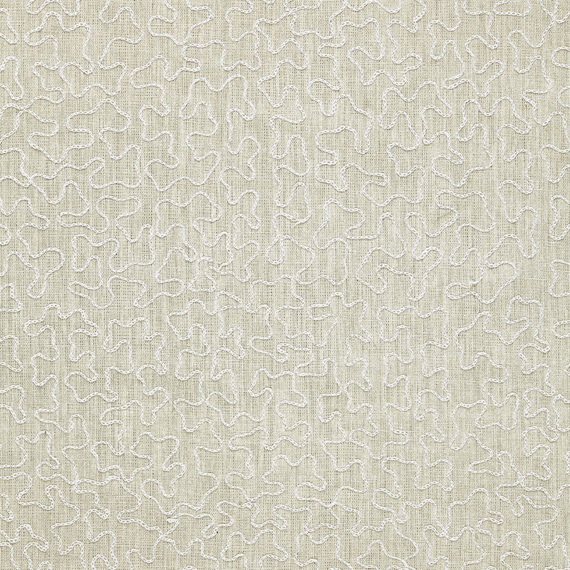 Vermicelli Embroidery Pearl 64673 by Schumacher Fabric Schumacher Fabric Vermicelli Embroidery Pearl 64673Fabric LINEN 90% INDIA </p><p>Repeat: H: , V: 53 - Fabric Carolina -