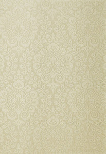 Amalfi Damask Greige 64691 by Schumacher Designer Fabric
