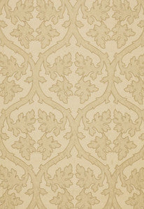 Ravenna Embroidery Bone 64742 by Schumacher Designer Fabric