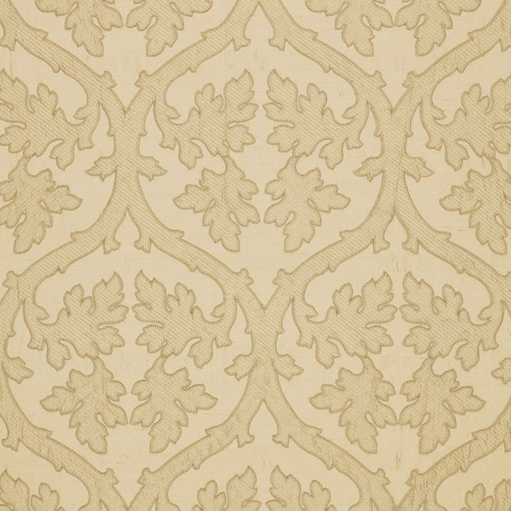 Ravenna Embroidery Bone 64742 by Schumacher Fabric Schumacher Fabric Ravenna Embroidery Bone 64742Fabric SILK 100% INDIA </p><p>Repeat: H: HORZ. 10" (25CM) , V: VERT. 15" (38CM) 50.375 - Fabric Carolina -