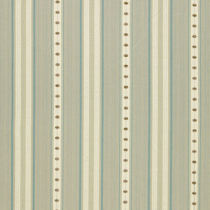 Francesca Stripe Moonstone 64750 by Schumacher Fabric Schumacher Fabric Francesca Stripe Moonstone 64750Fabric COTTON 76% ITALY </p><p>Repeat: H: HORZ. 6 3/4" (17CM) , V: VERT. 1" (3CM) 54 - Fabric Carolina -