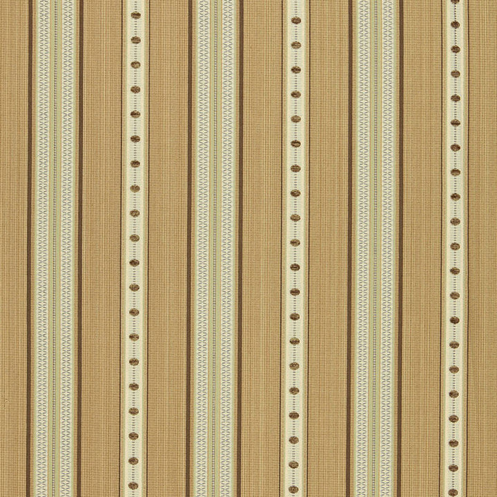 Francesca Stripe Biscuit 64751 by Schumacher Designer Fabric CHROMA See Sample ITALY MEDIUM DUTY </p><p>Repeat: Horizontal: 6 3/4" (17CM) and Vertical: 1" (3CM) 54" WIDE (137CM) - Swanky Fabrics -