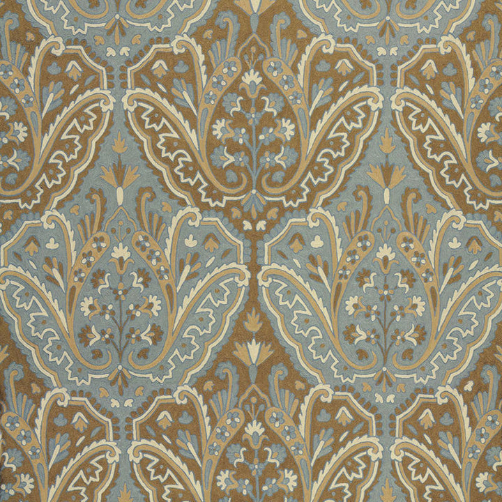 Maharajah Crewel Embroidery Verdigris 64810 by Schumacher Fabric Schumacher Fabric Maharajah Crewel Embroidery Verdigris 64810Fabric WOOL 70% INDIA </p><p>Repeat: H: HORZ. 24 1/2" (62CM) , V: VERT. 32 1/4" (82CM) 50 - Fabric Carolina -