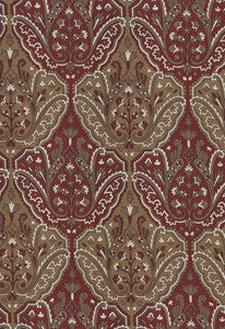 Maharajah Crewel Embroidery Pompeii 64811 by Schumacher Designer Fabric