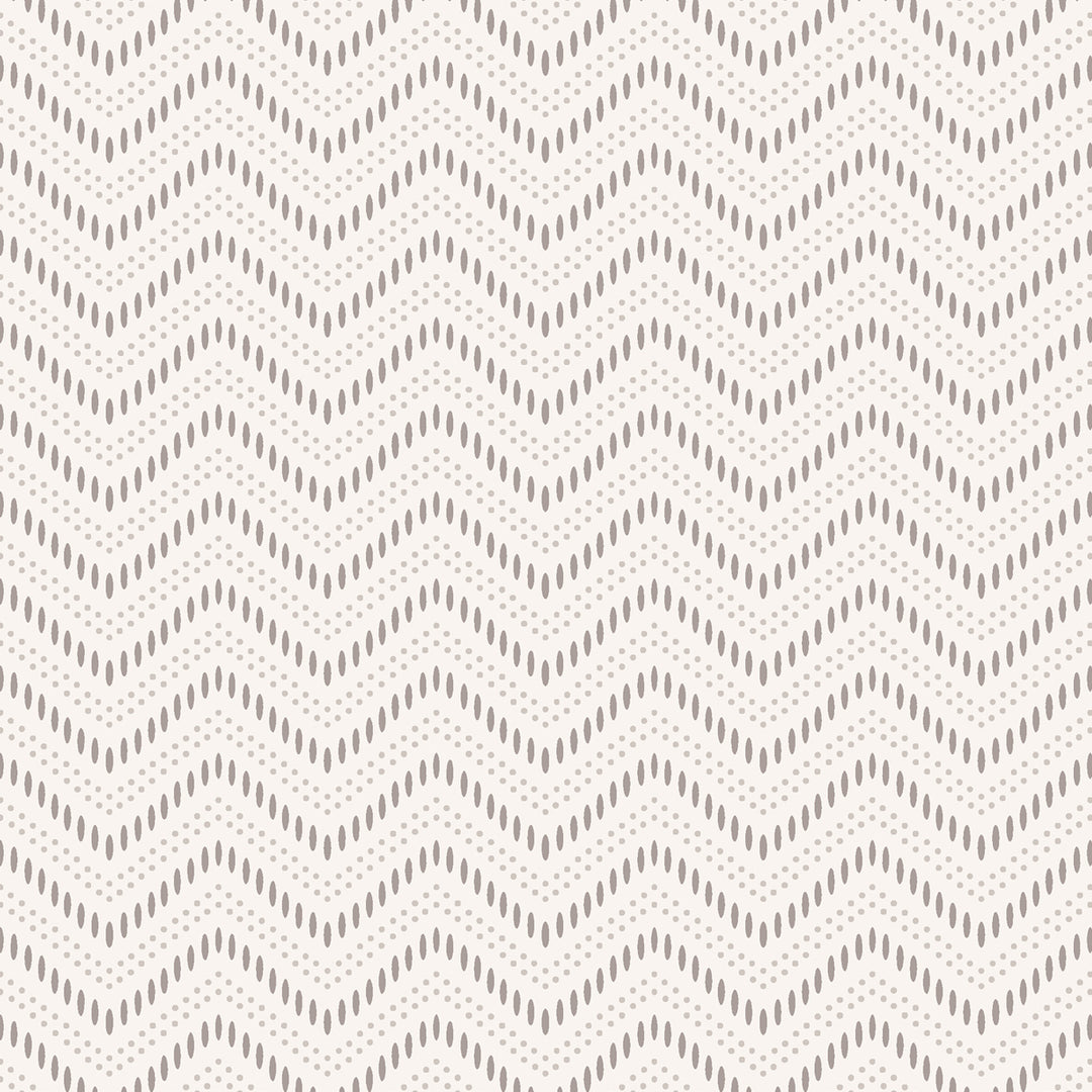 Chevron Dots Pearl 6485 by Schumacher Designer Wallcovering