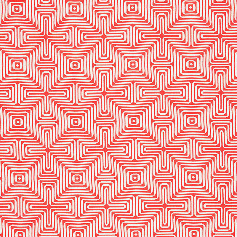 Amazing Maze Coral 65324 by Schumacher Fabric Schumacher Fabric Amazing Maze Coral 65324Fabric SUNBRELLA ACRYLIC 100% UNITED STATES OF AMERICA </p><p>Repeat: H: HORZ. 6 3/8" (16CM) , V: VERT. 6 3/8" (16CM) 51 - Fabric Carolina -