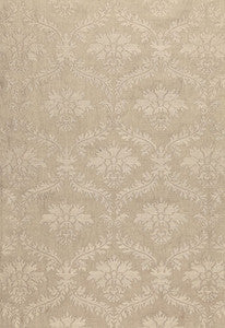 Valbonne Linen Embroidery Greige 65340 by Schumacher Designer Fabric