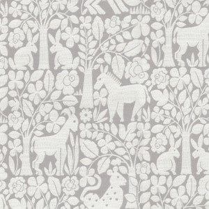 Forest Friends Mineral 654373 by Waverly Designer Fabric