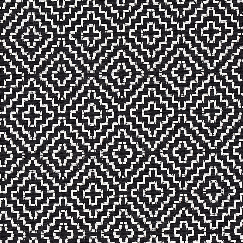 Soho Weave Black 65626 by Schumacher Fabric Schumacher Fabric Soho Weave Black 65626Fabric COTTON 100% ITALY </p><p>Repeat: H: HORZ. 2 1/4" (6CM) , V: VERT. 3 1/4" (8CM) 56 - Fabric Carolina -