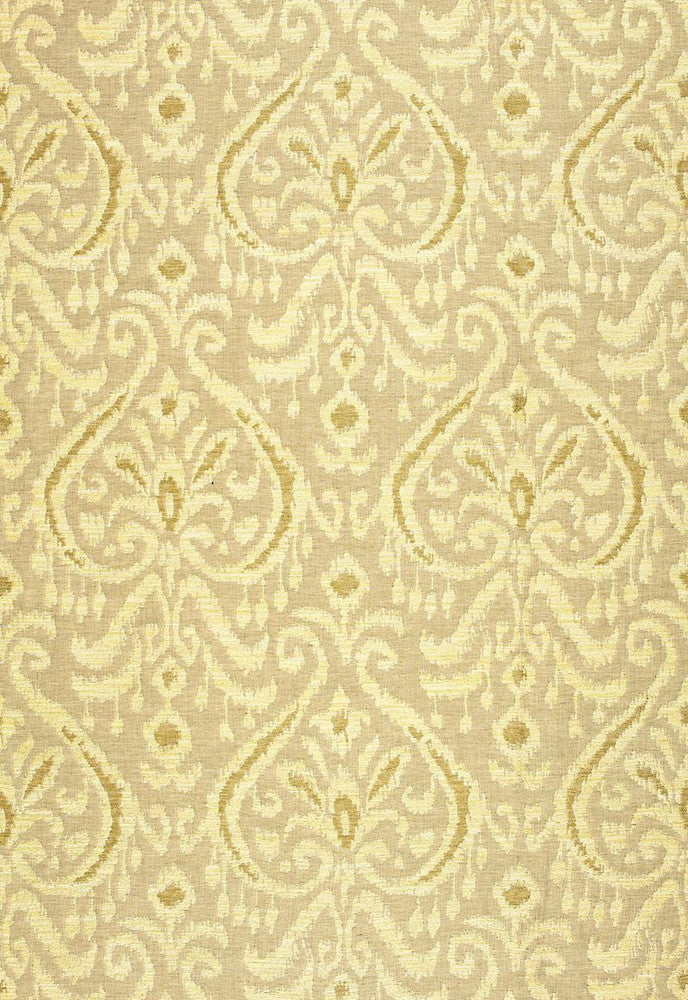 Maroc Linen Damask Sauterne 65633 by Schumacher Designer Fabric Chroma 52% Jute, 22% Linen, 16% Cotton, 10% Viscose Martindale 9,000 Horizontal: 6.875 and Vertical: 25 55 - Swanky Fabrics -