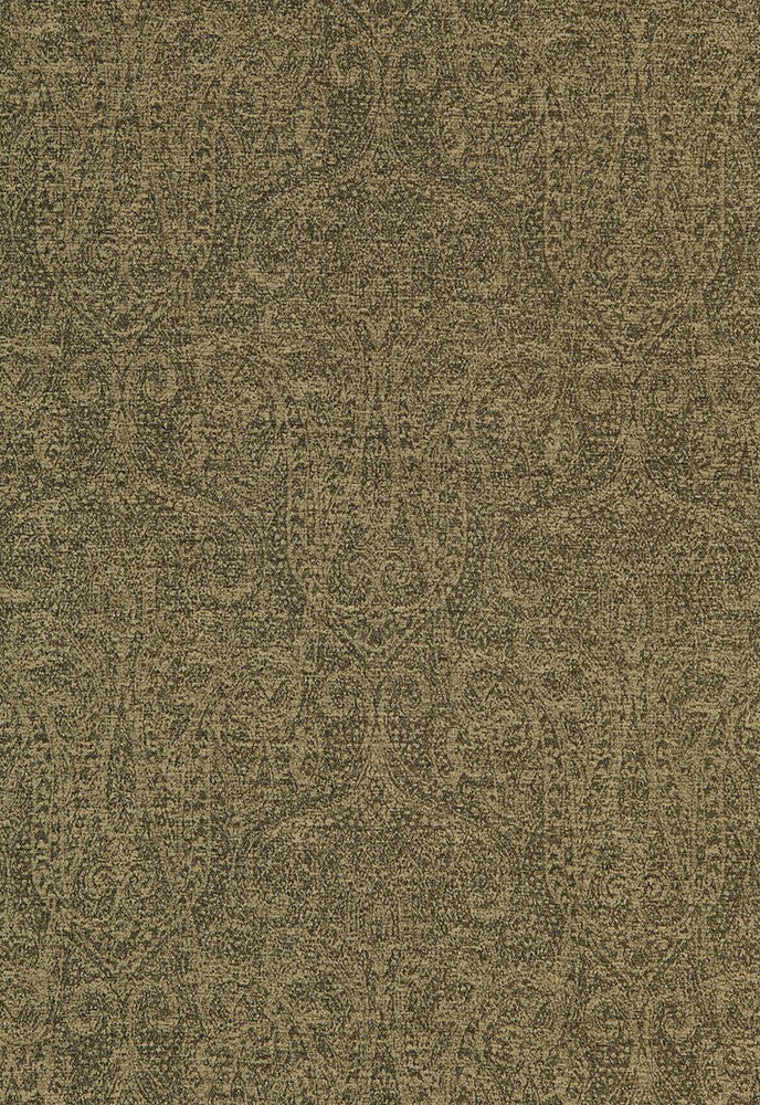 Astor Chenille Paisley Ebony 65712 by Schumacher Designer Fabric Chroma 60% Cotton, 40% Rayon Wyzenbeek 33,000 Horizontal: 6.75 and Vertical: 16.5 54 - Swanky Fabrics -